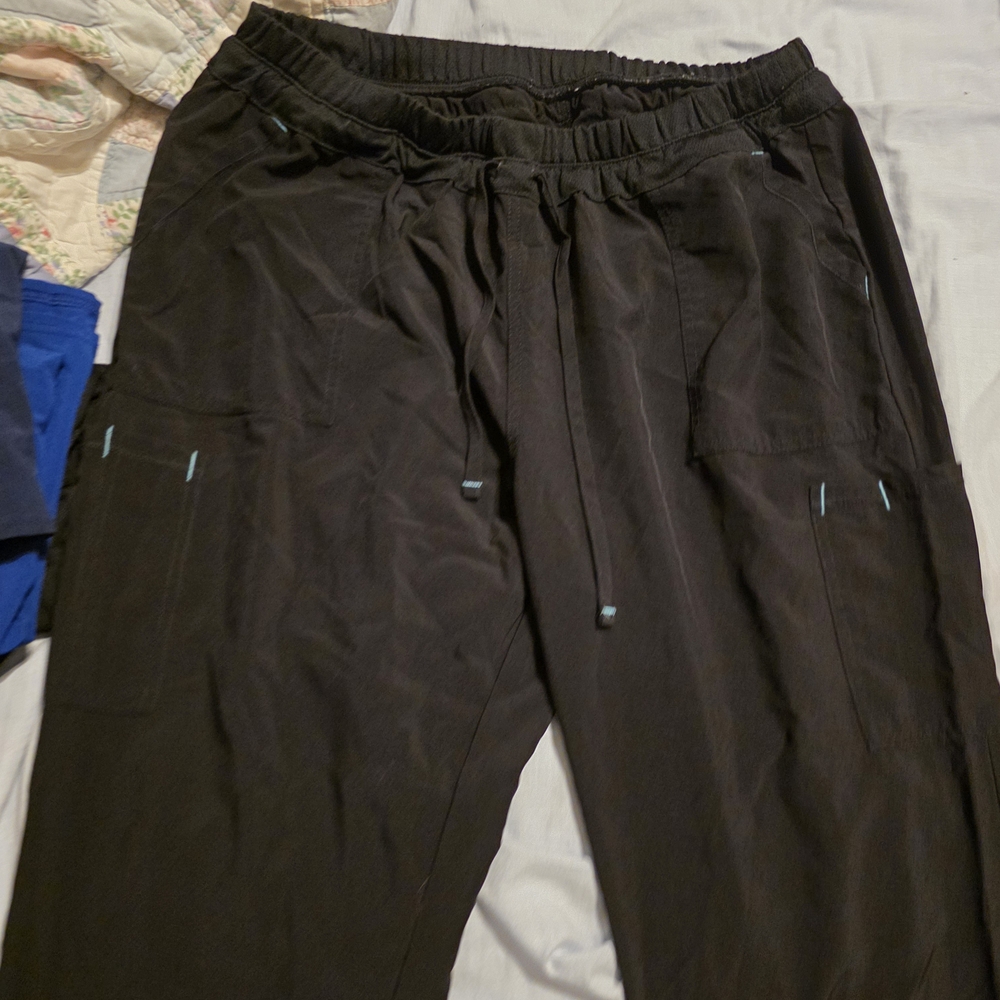 Scrubstar Men's Black Cargo Pants